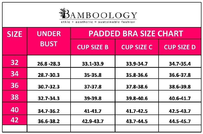 Bamboo Fabric Full Coverage Padded T-shirt Bra