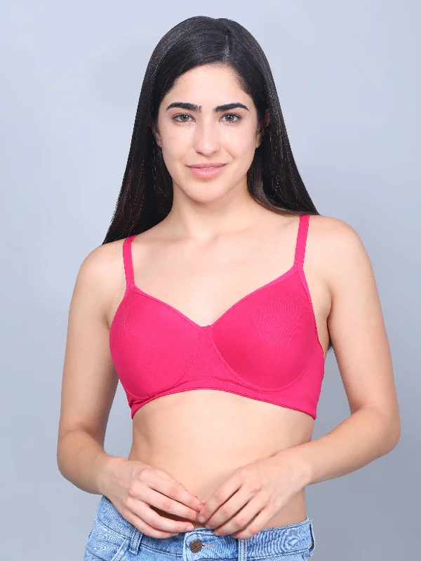 Bamboo Fabric Full Coverage Padded T-shirt Bra