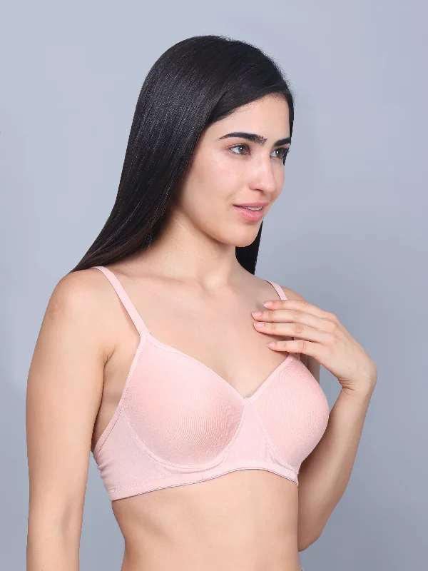 Bamboo Fabric Full Coverage Padded T-shirt Bra