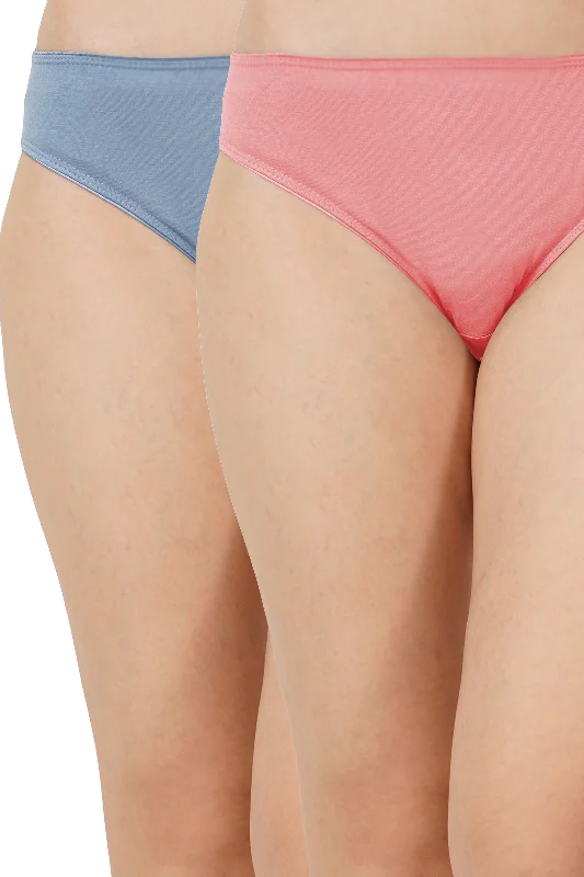 Bamboo Fabric Low Waist Underwear Pack of 2