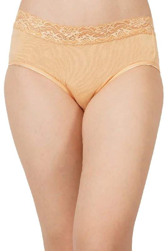 Bamboo Fabric Lace Panty Set | Pack of 3