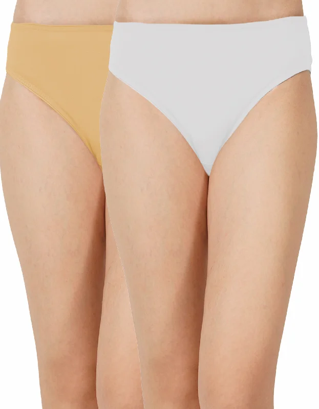 Bamboo Fabric Mid Rise Underwear Pack of 2