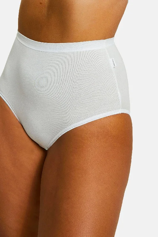 Douceur Medium Brief Bamboo 2-PACK White