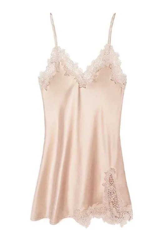 Harley Lace Trim Slip - Champagne