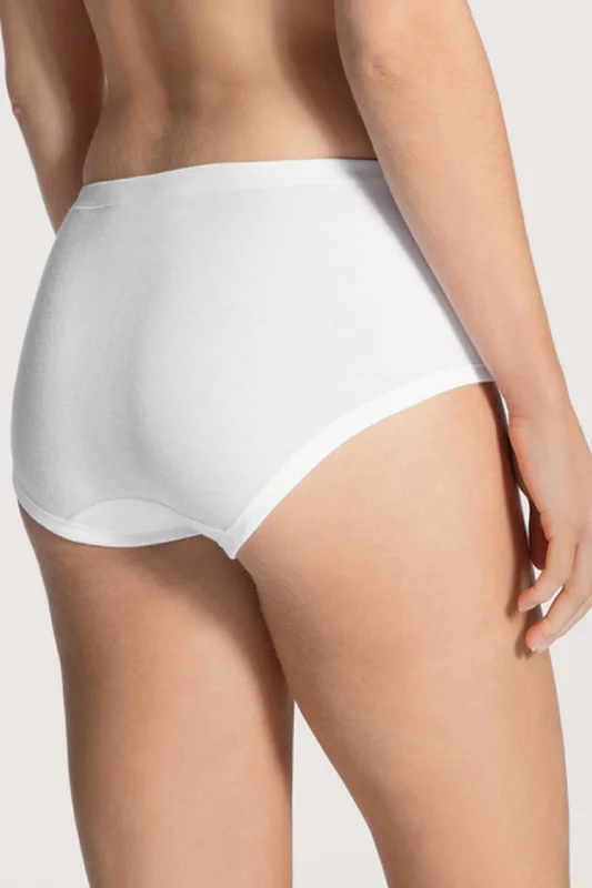 Iconics Midi Brief High Waist Weiss