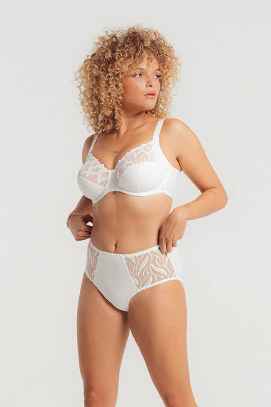 Julia High Waisted Brief Nacre