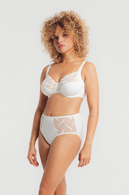 Julia High Waisted Brief Nacre