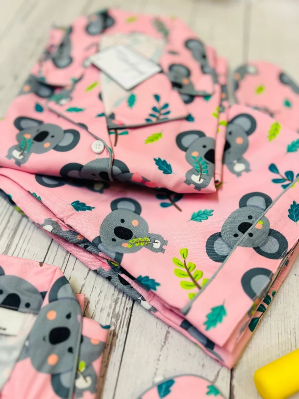 Koala in Pink Nightwear Set