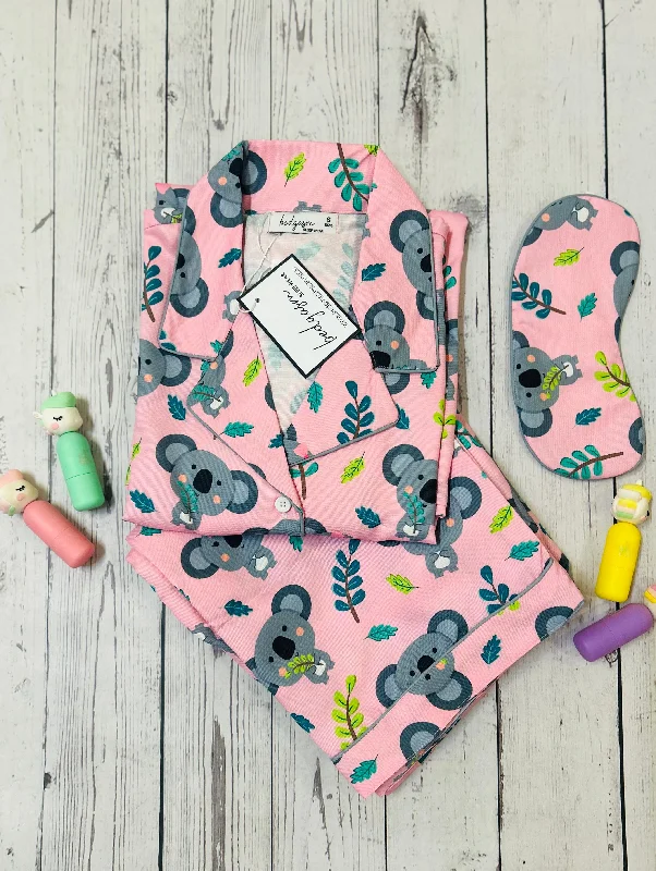 Koala in Pink Nightwear Set