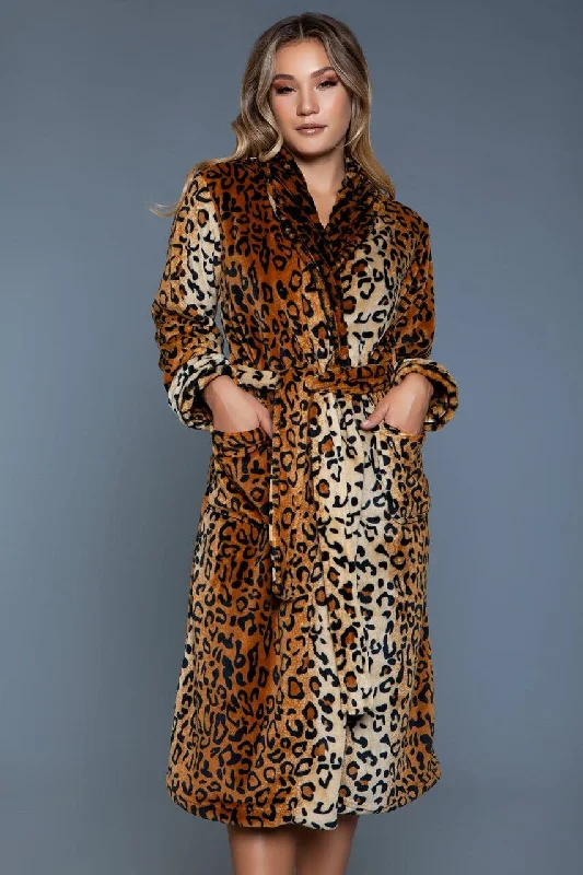 Geovan Leopard Robe