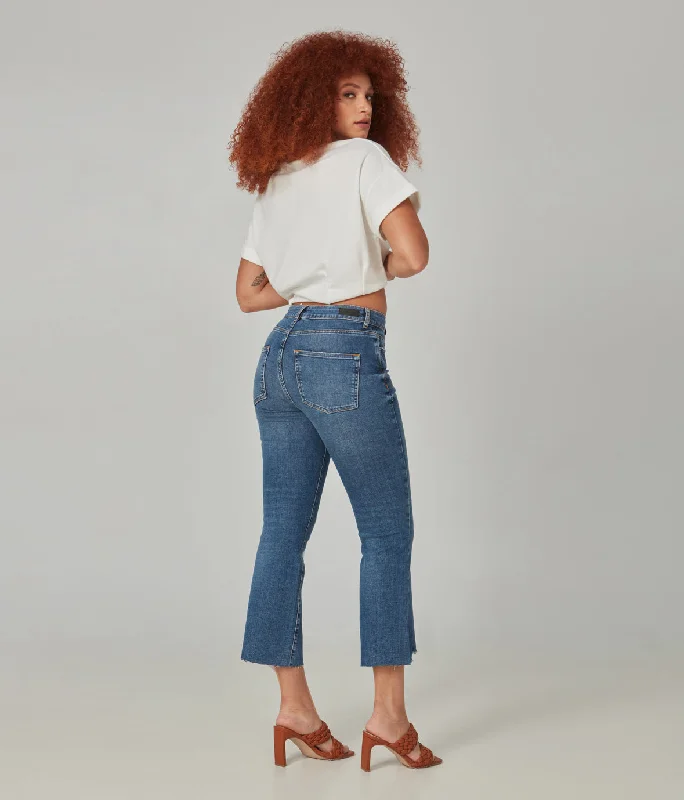 BILLIE-DIS High Rise Bootcut Jeans - Dim Sky