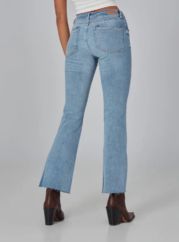 BILLIE-DS High Rise Bootcut Jeans - Dusty Sky