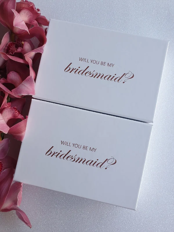 Bridesmaid Proposal Box - Mini (White)