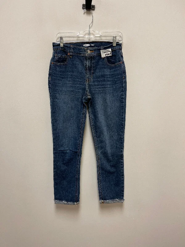 Jeans Boyfriend By Old Navy In Blue Denim, Size: 2