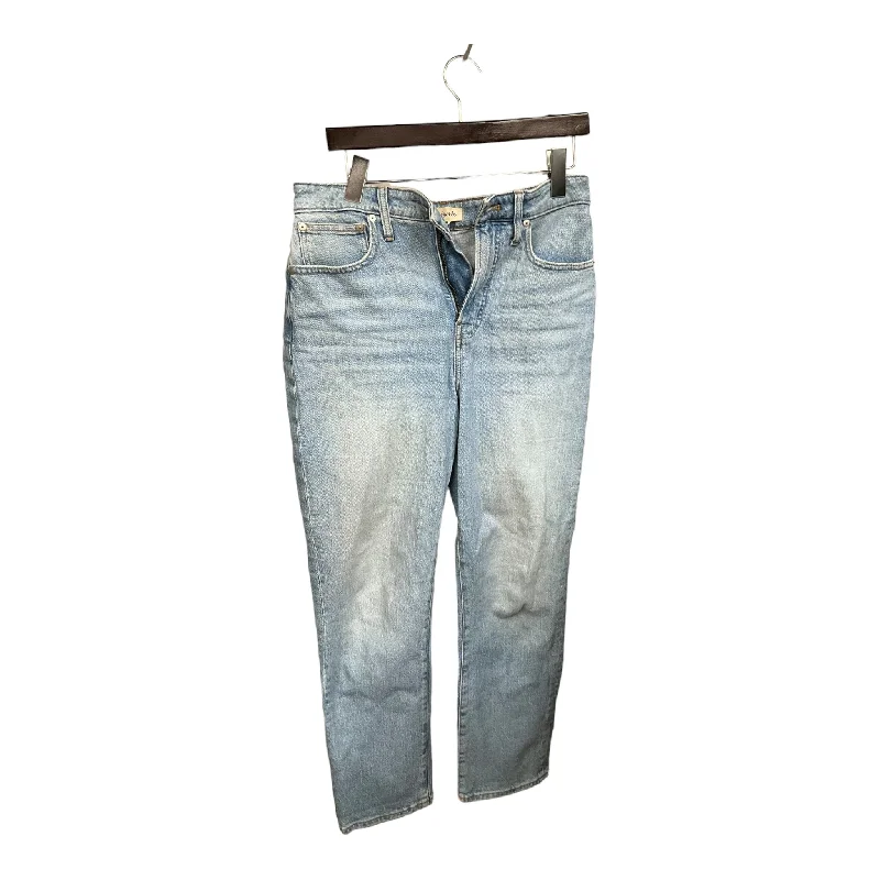 Jeans Straight By Madewell In Blue Denim, Size: 6