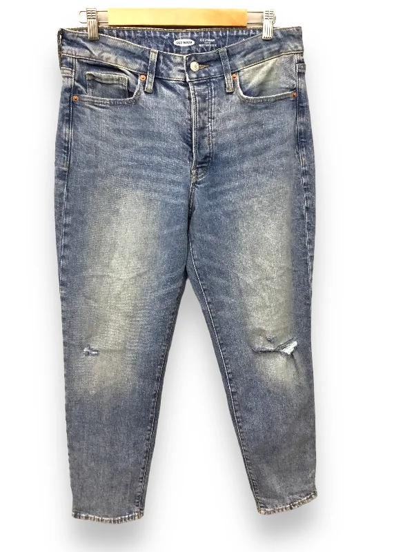 Jeans Straight By Old Navy In Blue Denim, Size: 8