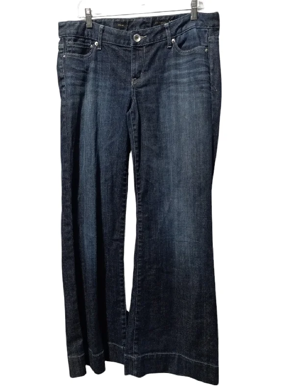 Jeans Wide Leg By X2 In Blue Denim, Size: 12