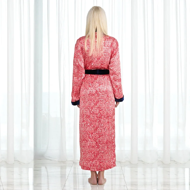 Luxury Dressing Gown | Ming Fling Silk Robe | SoffiaB