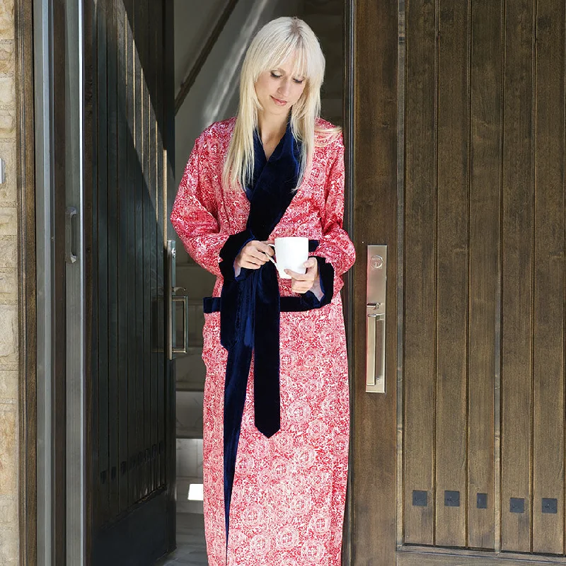 Luxury Dressing Gown | Ming Fling Silk Robe | SoffiaB