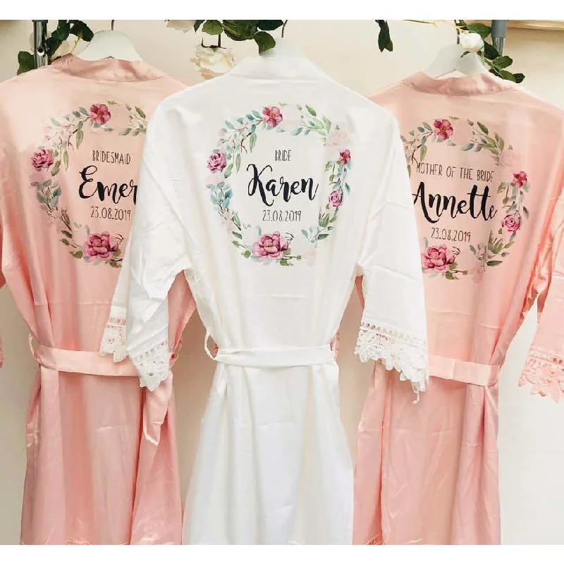 Bridal Robes, Bridesmaid Gift, Bridal Party Wedding Robes