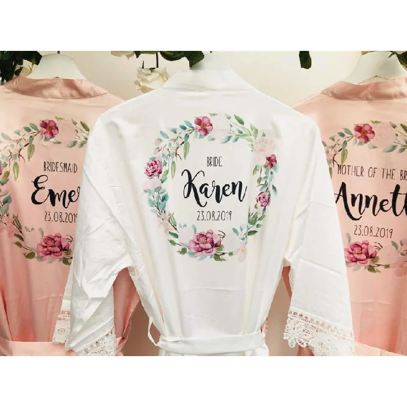 Bridal Robes, Bridesmaid Gift, Bridal Party Wedding Robes