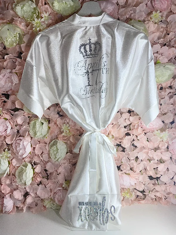 Personalised Robe - Ivory