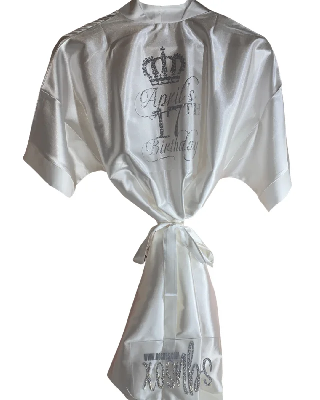 Personalised Robe - Ivory