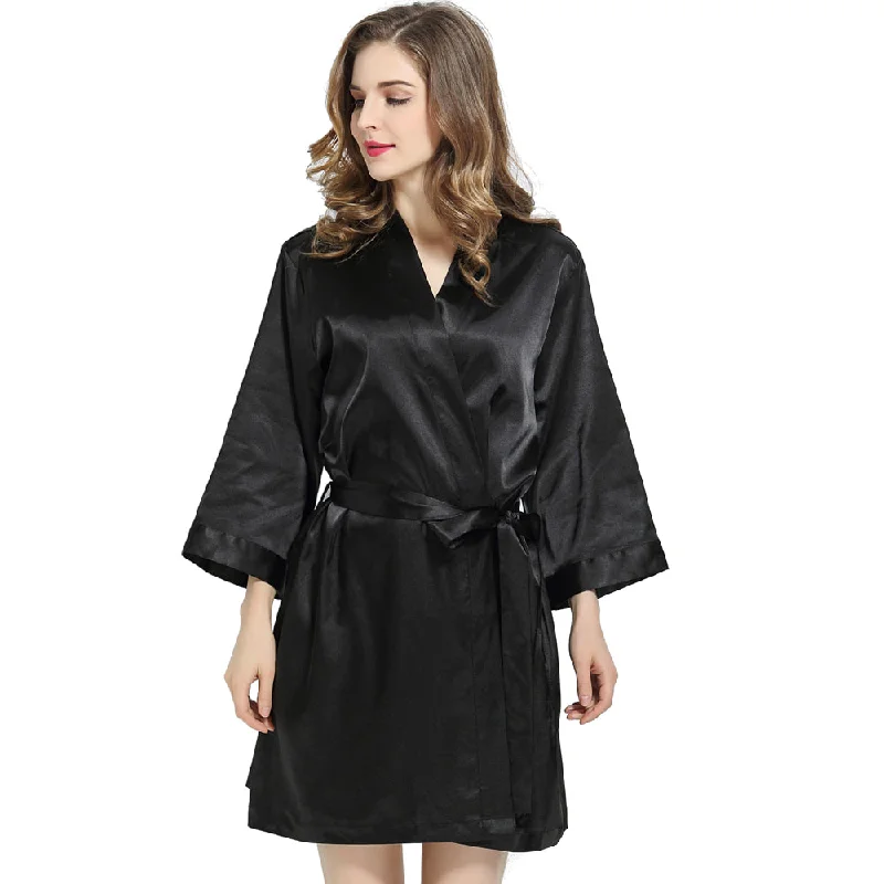 Silk Robe Mrs. Last Name and Date