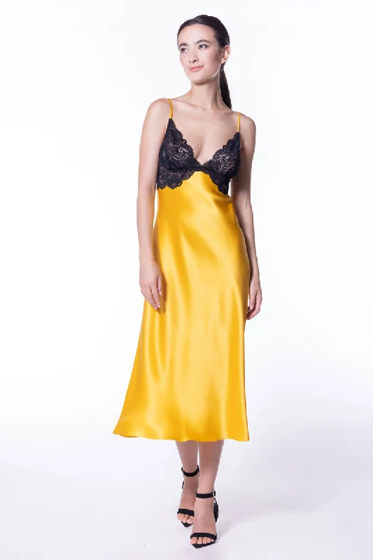 Christine Lingerie Silk Lucia Gown