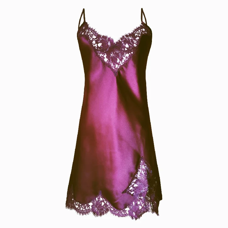 Silk Slip Plum