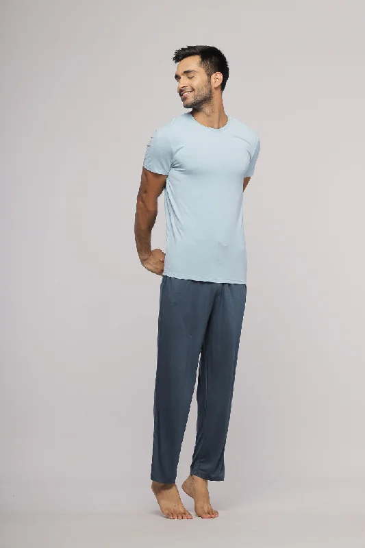 Comfort blue mens t-shirt