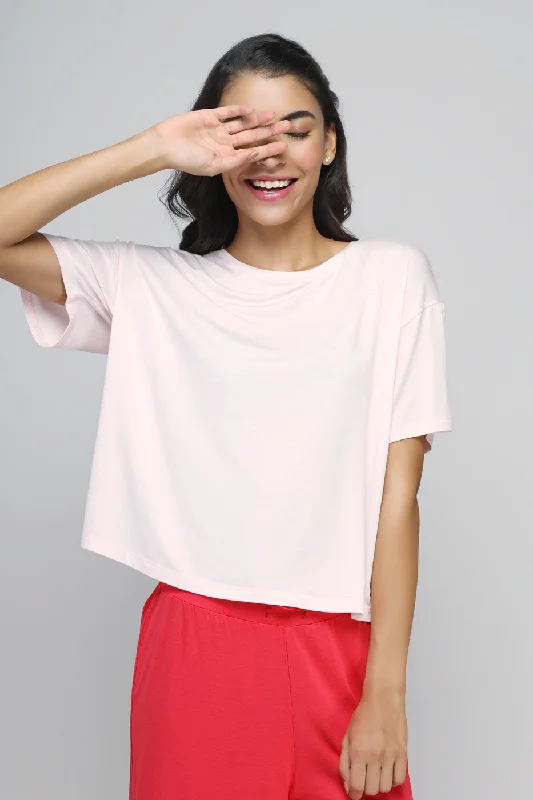 Delicate Blush Crop Top