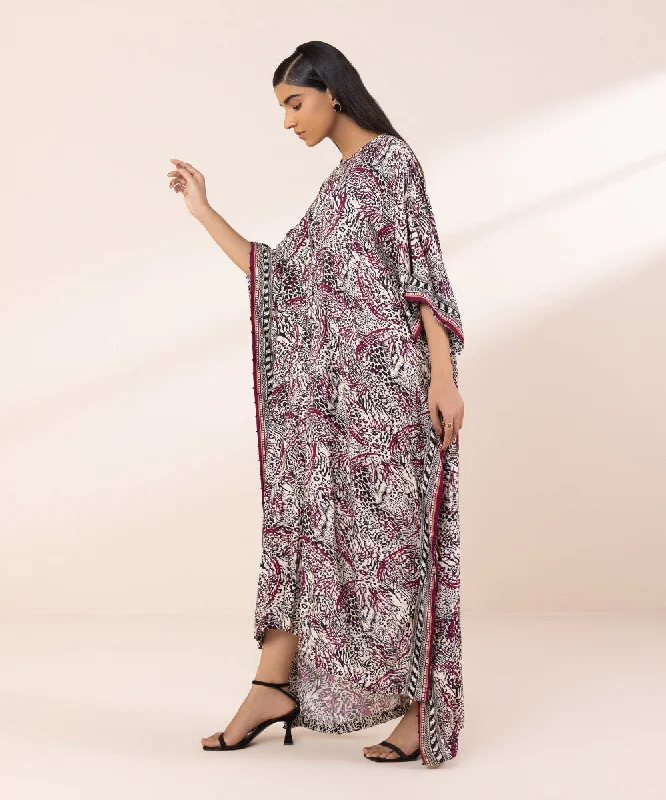 Printed Arabic Lawn Kaftan