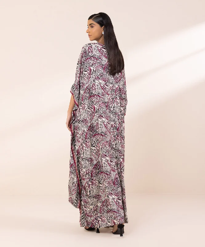 Printed Arabic Lawn Kaftan