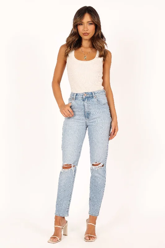 Abrand 94 High Slim Jeans - Gina Rip