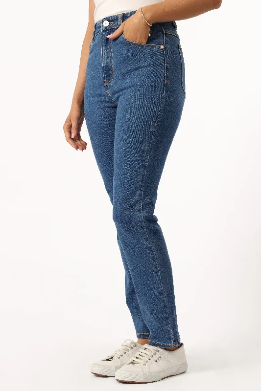 Abrand 94 High Slim Jeans - Liliana Mid Blue