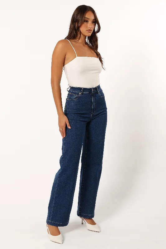 Abrand 94 High Wide Jeans - Ruth Mid Blue