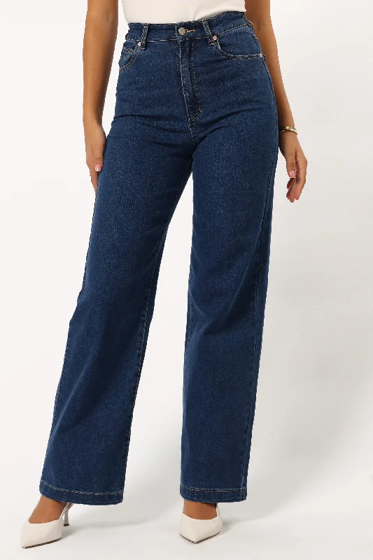 Abrand 94 High Wide Jeans - Ruth Mid Blue