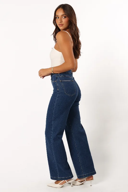 Abrand 94 High Wide Jeans - Ruth Mid Blue