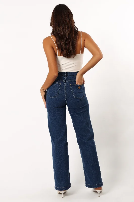 Abrand 94 High Wide Jeans - Ruth Mid Blue