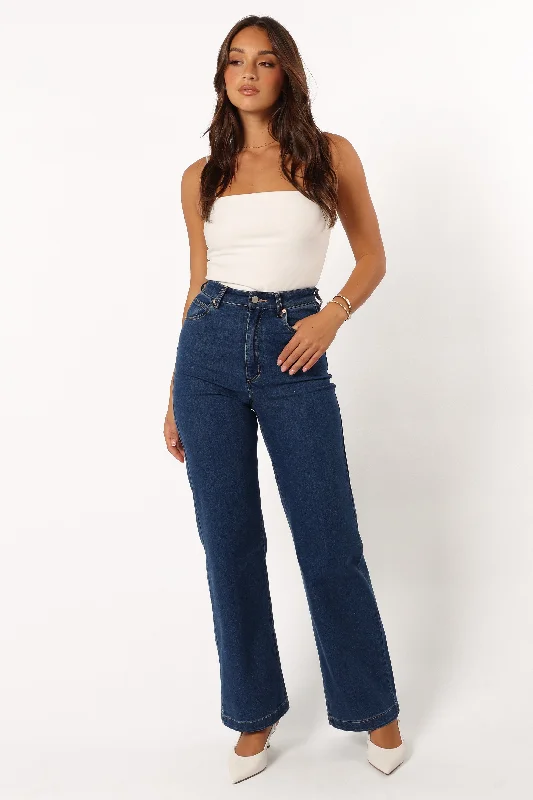 Abrand 94 High Wide Jeans - Ruth Mid Blue