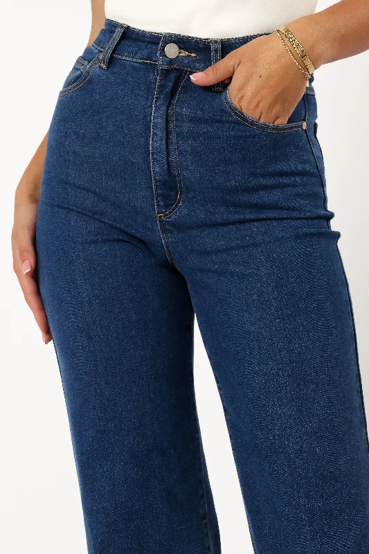 Abrand 94 High Wide Jeans - Ruth Mid Blue