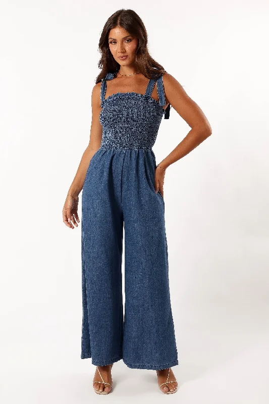 Alexia Jumpsuit - Medium Denim