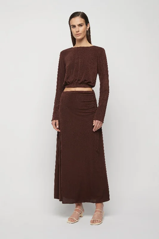 Alyssa Jersey Midi Skirt