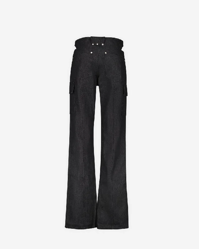 Dark Room Cut Out Trousers