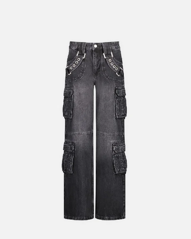 Harness Strap Cargo Trousers