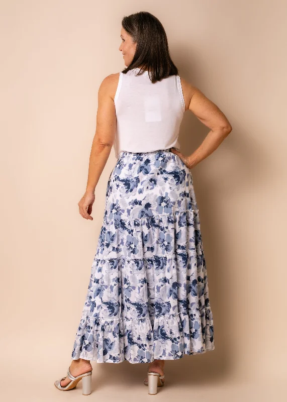 Berlin Cotton Skirt in Navy