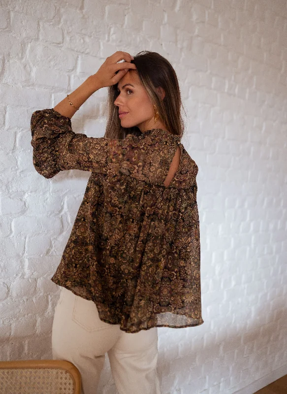 Blouse Luzy - à fleurs