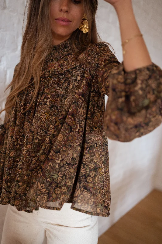 Blouse Luzy - à fleurs