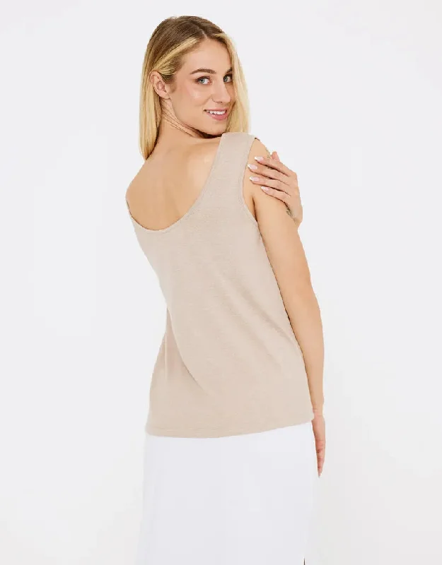 Camiseta Tirantes Beige - Imani